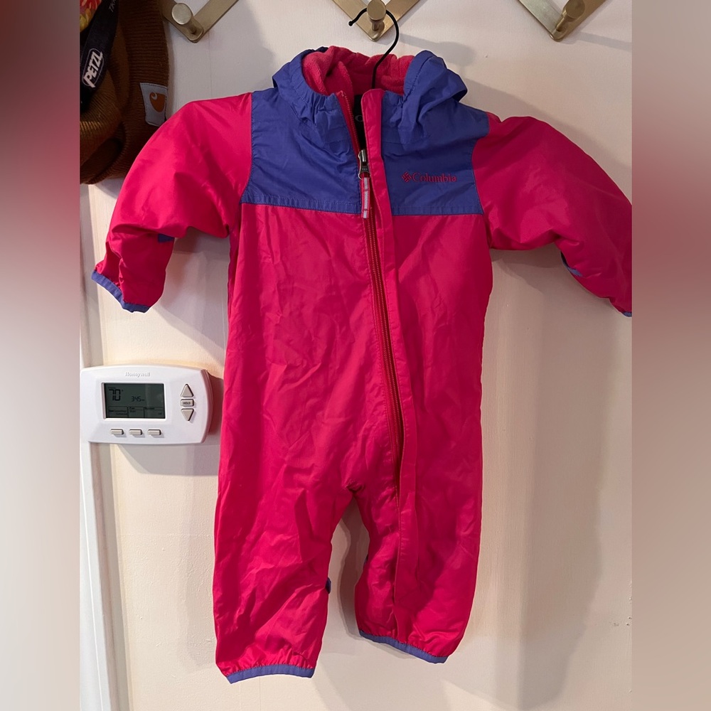 Columbia Pink Interchange snow / rain suit